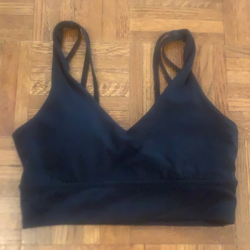 Buff bunny black monarch sports bra